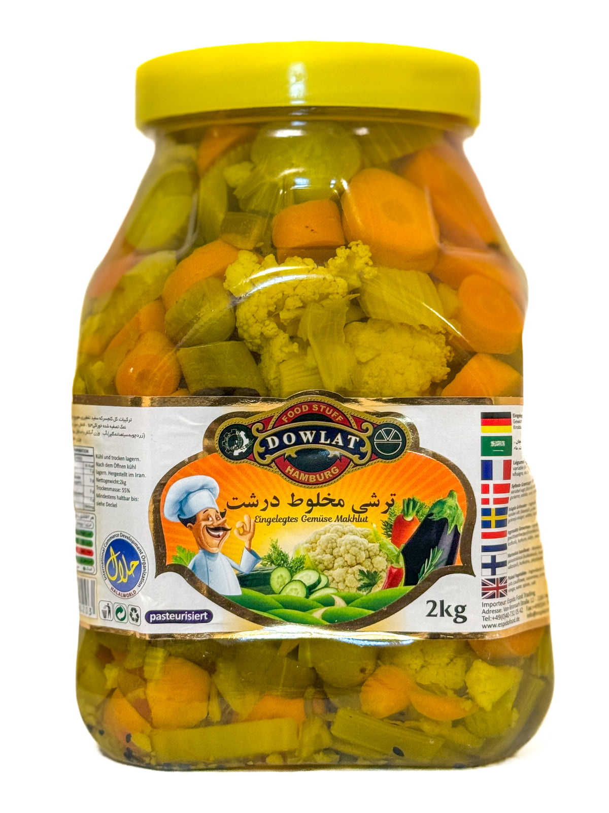 Dowlat Inlag mixed pickles / Turshi makhlut 2KG