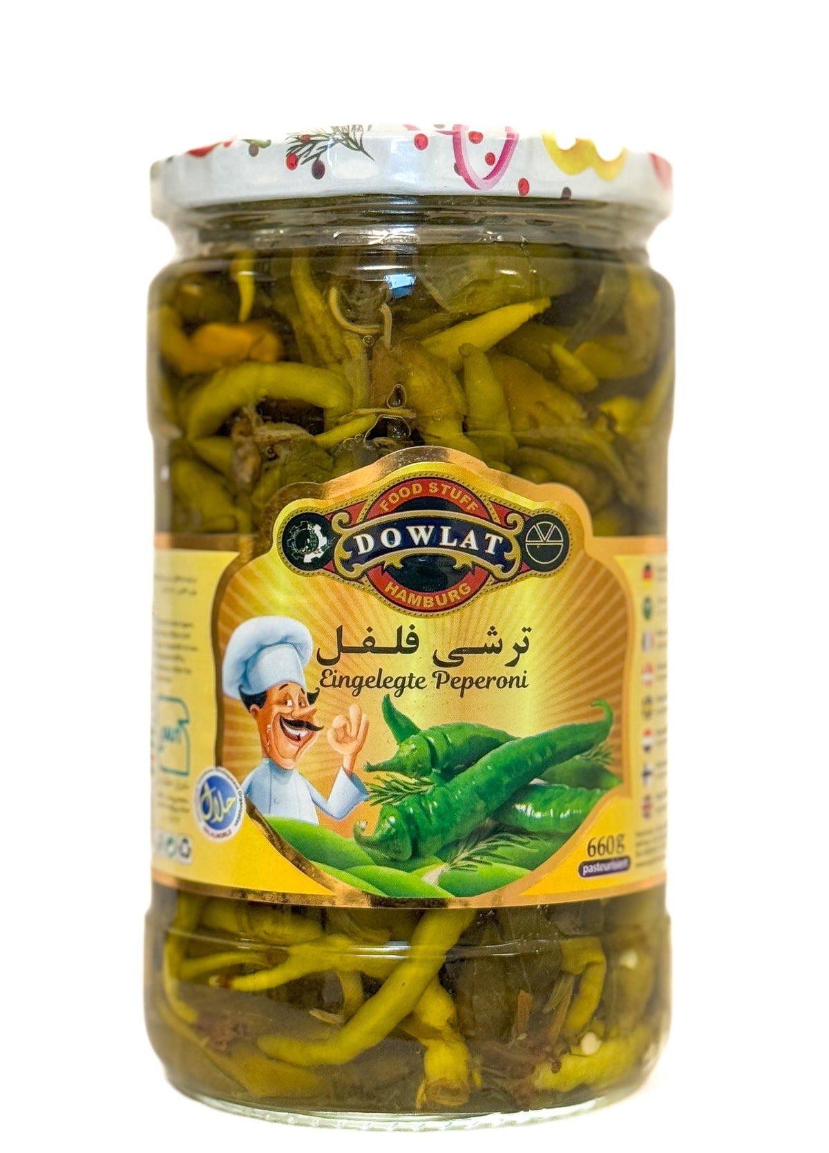 Dowlat Inlagd pepperoni  / Torshi Felfel 660g
