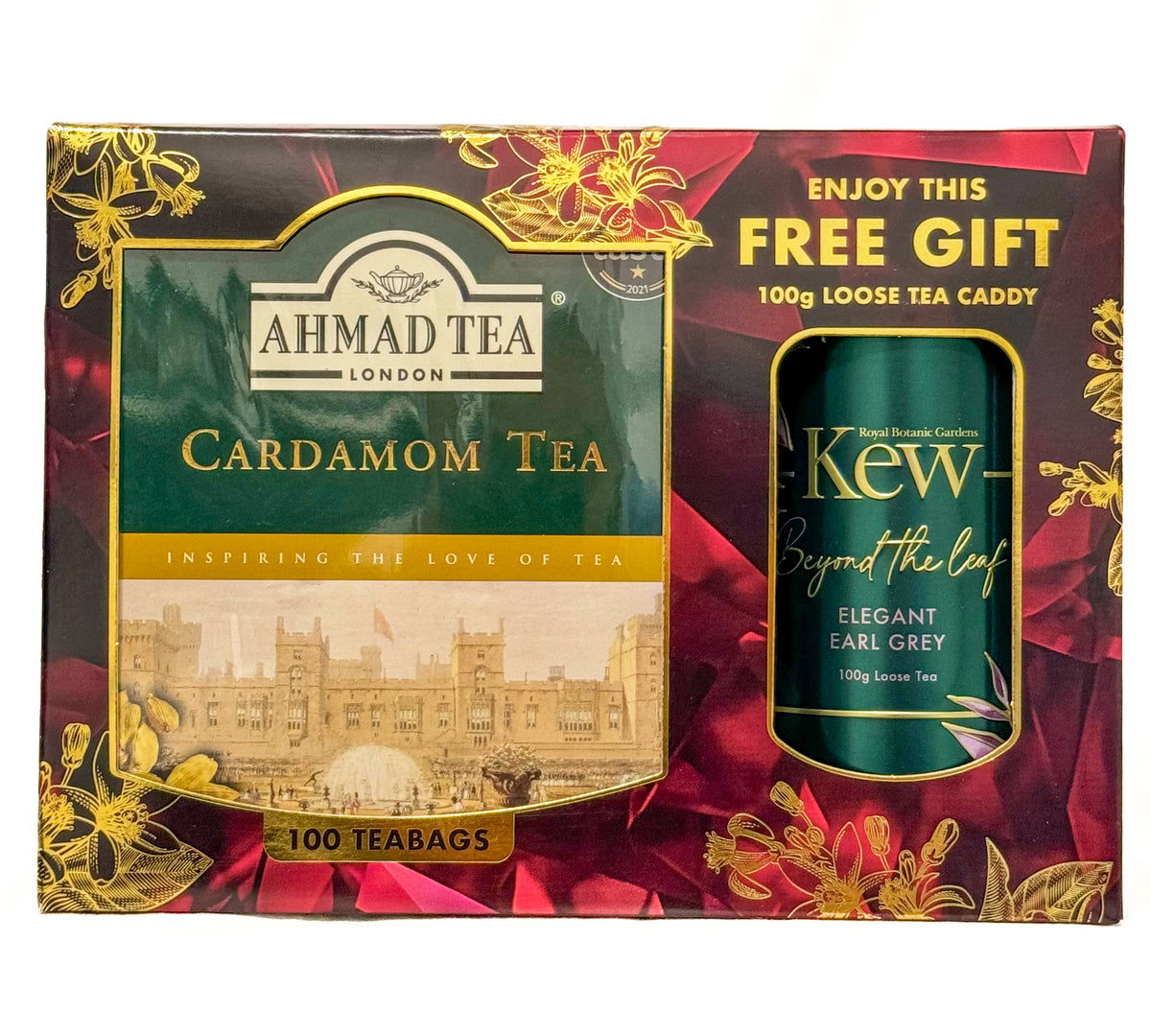 Ahmad Tea Kardemumma + 100G Kew Earl Grey
