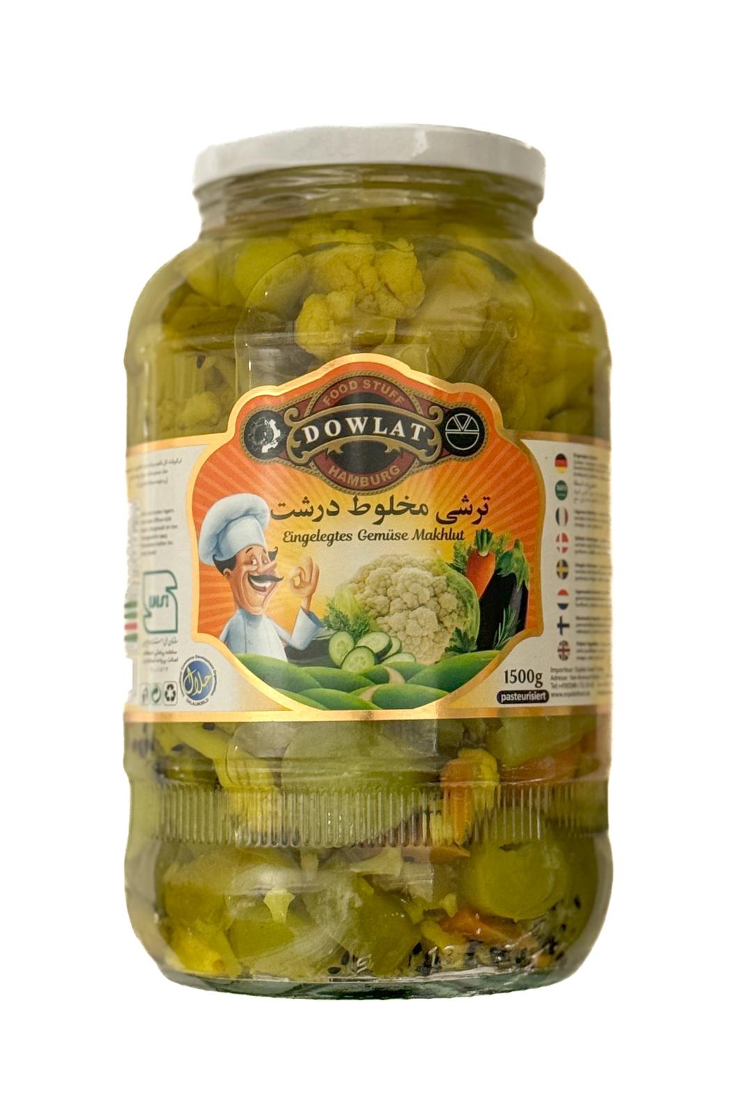 Inlagd Grönsaker / Turshi makhlut dorosht 1,5KG